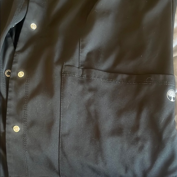 Healing Hands Black scrub jacket - Picture 4 of 6